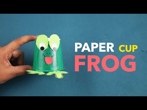 Paper Cup Frog | How To Make Paper Cup Craft | Art & Craft