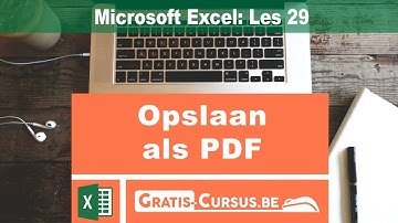 Microsoft Excel: Opslaan als PDF - Les 29 | Gratis Cursus