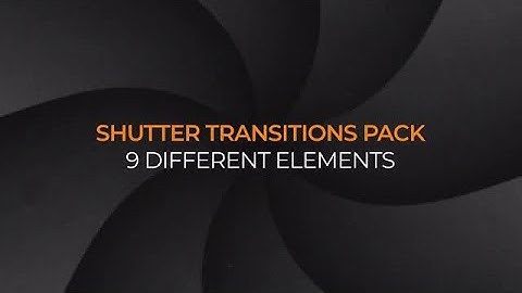 Camera Shutter Transitions Pack Stock Motion Graphics