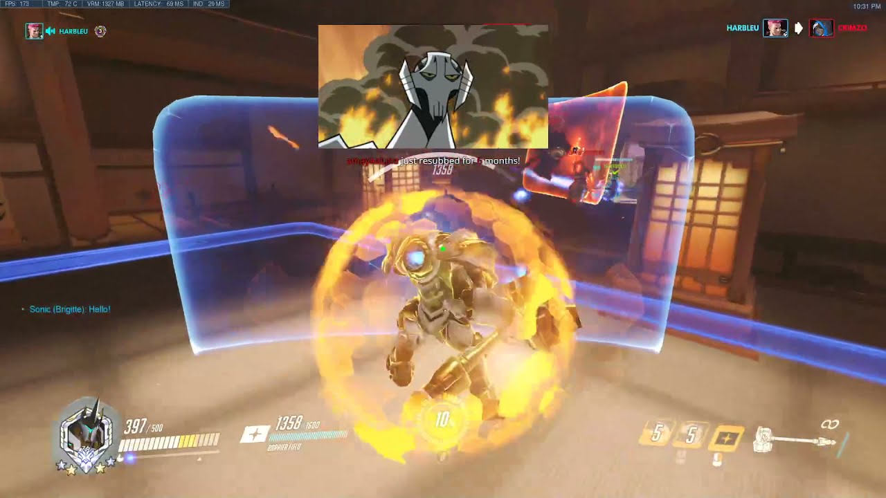 CLONEMAN16 DUO WITH HARBLEU! REINHARDT OVERWATCH GAMEPLAY SEASON 28 TOP 500