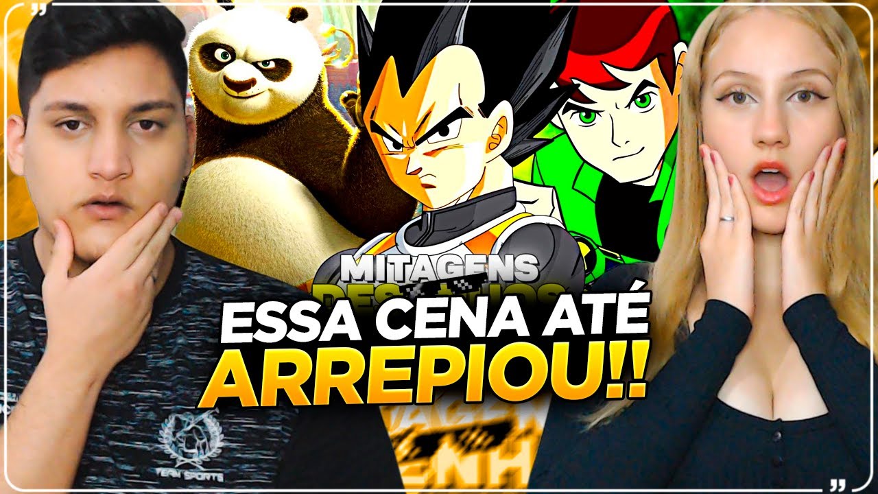 REACT EM CASAL - AS NOSTÁLGICAS MITAGENS EM DESENHOS/ANIMES (Compilado) - NoirZ