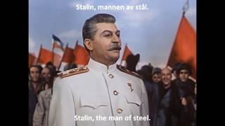 Miniatura de vídeo de "''Stalin'' SWE/ENG lyrics (Proletariatets Befrielse Orkester)"