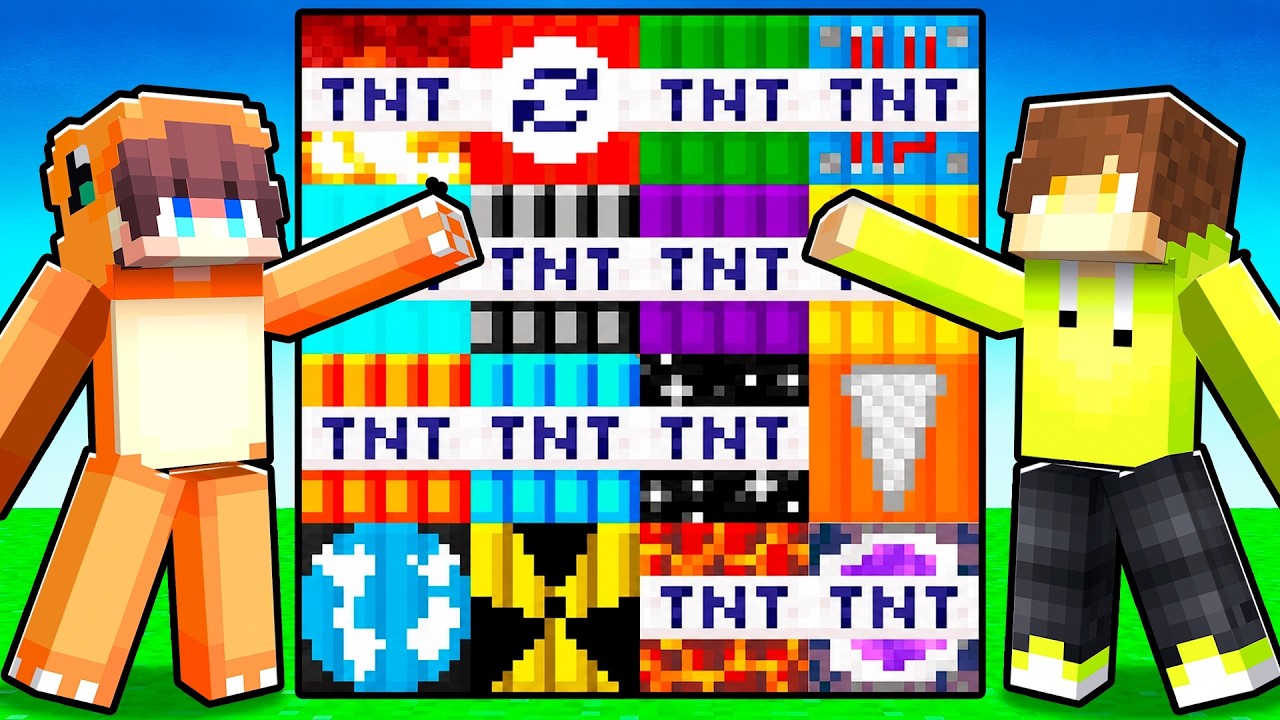 Every SECRET Minecraft TNT in One Video… (35+ TNT EXPLOSIVES AND DYNAMITE)