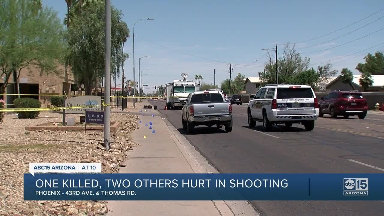 PD: 1 dead, 2 critical after shooting near 43rd Avenue and Thomas Road ...