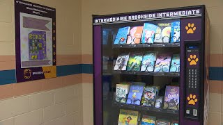 This school is rewarding its students with free books from a very cool vending machine