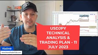 USDJPY Technical Analysis & Trading Plan - 11 July 2023 - By Vladimir Ribakov