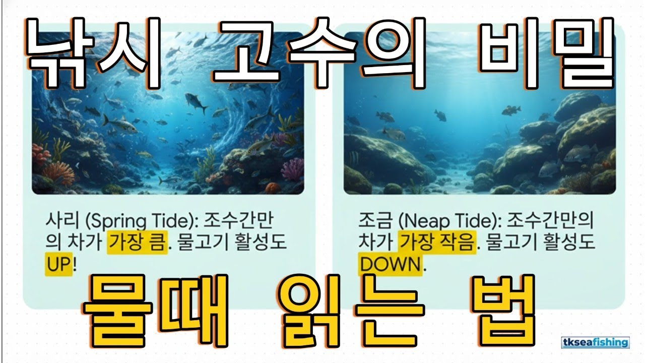 낚시 고수의 비밀, 물때 읽는 법