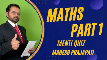10th Maths 1 Menti Quiz | SSC Board Exam 2023 Preparation MH Baord | Mahesh Prajapati