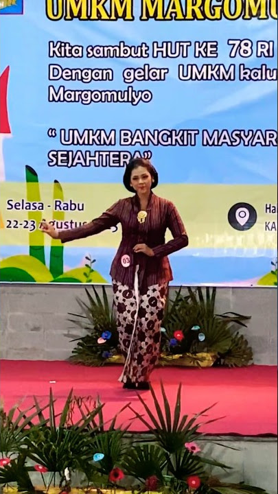 Juara 1 Lomba Fashion Show Pakaian Adat Jawa Kalurahan Margomulyo Seyegan #fashionshow #peragaan
