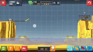 Build a Bridge Level 26 Android 3 star Walkthrough