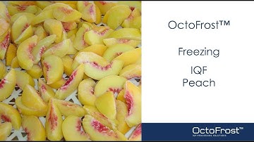 OctoFrost™ Freezing IQF Diced Yellow Peach