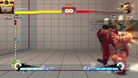 USF4 - 1 reset kill sequences - Guy vs Zangief