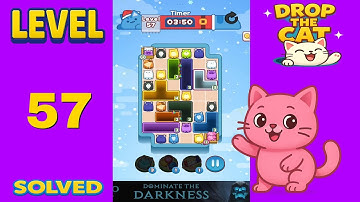 Drop The Cat – Level 57 | Fast & Clean Solution