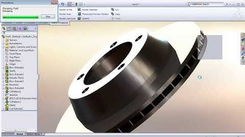 SolidWorks Tutorial #Disk brake