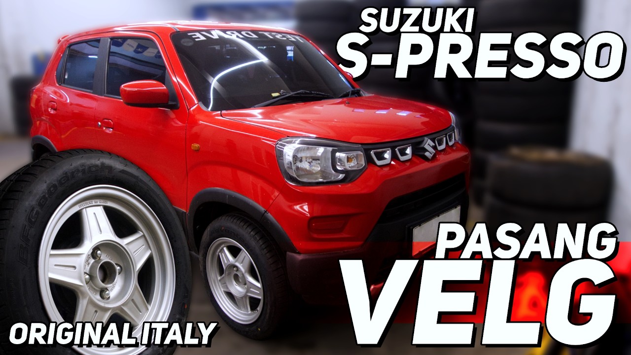 PEMASANGAN KAKI - KAKI BAN & VELG ORIGINAL ITALY SUZUKI S-PRESSO DI CIRCLE GAIS !!!