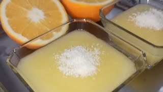 مهلبية البرتقال على الطريقة التركية | Turkish Orange Pudding