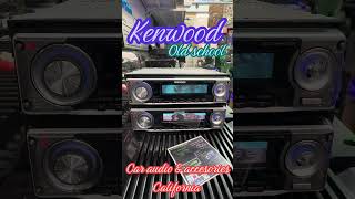 Old school Kenwood’s whit aux input #caraudio #audiocar #california #retro #old #vintagesounds