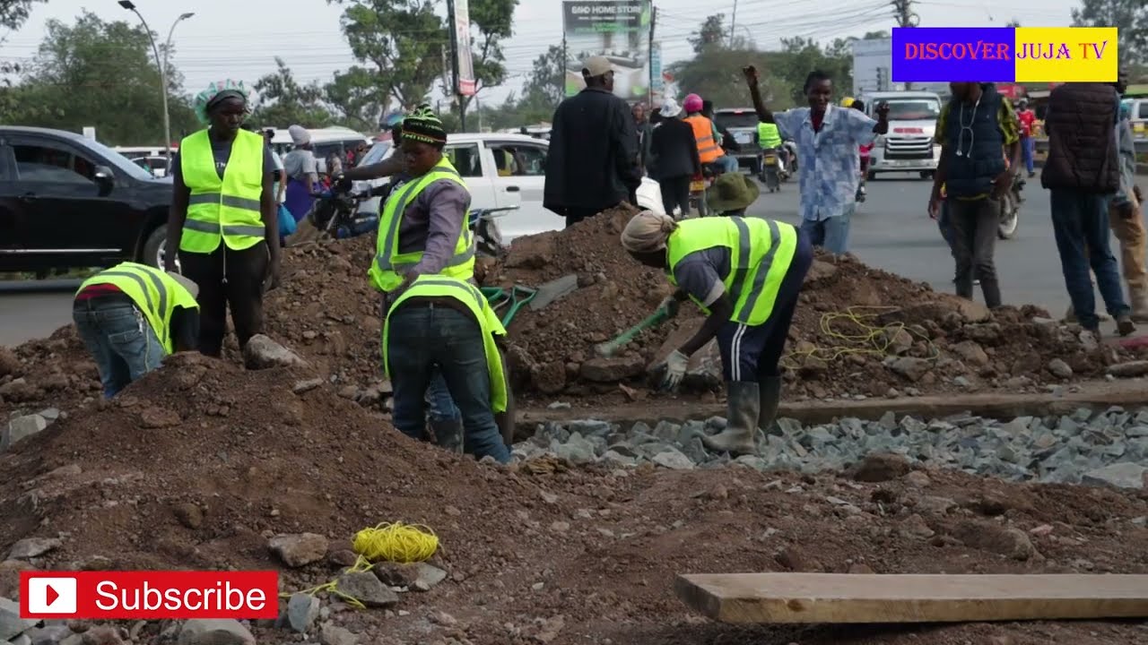 Road Fixing at Juja-Thika Stage