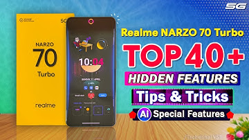 Realme Narzo 70 Turbo Tips and Tricks | Best 40+ Hidden Settings | Realme Narzo 70 Turbo Features