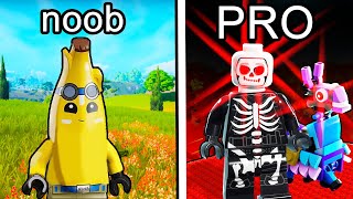 NOOB vs. PRO no LEGO Fortnite