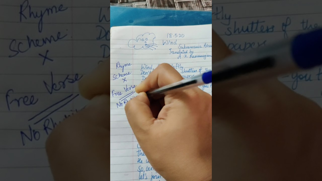 LITERARY DEVICES POEM WIND YouTube