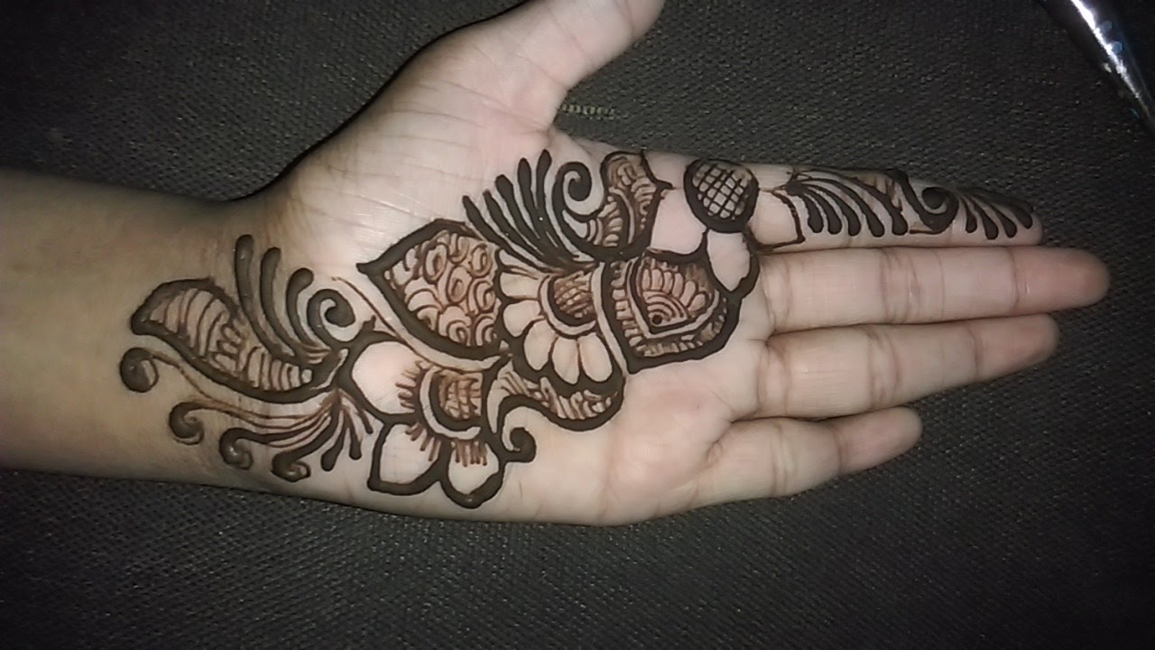 Front Hand Simple Bail Mehndi Design – Moslem Selected Images