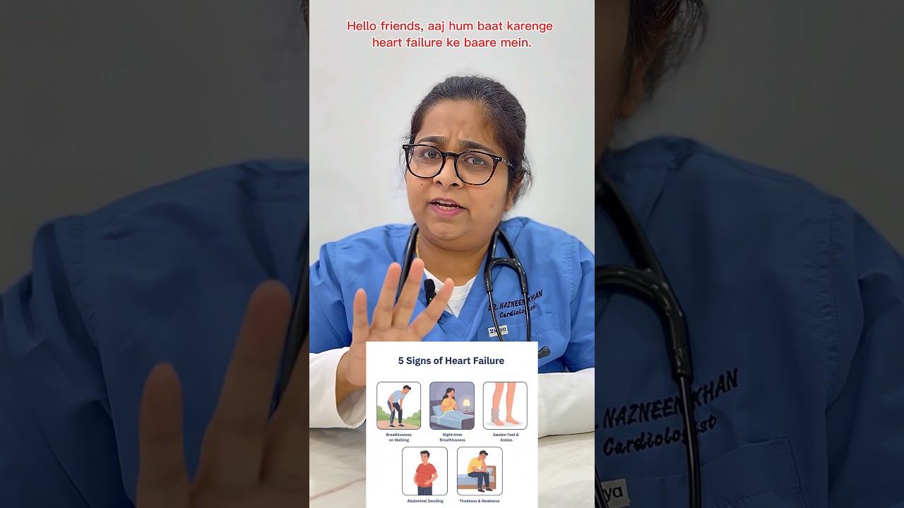❤️ 5 Common Signs of Heart Failure You Should Know