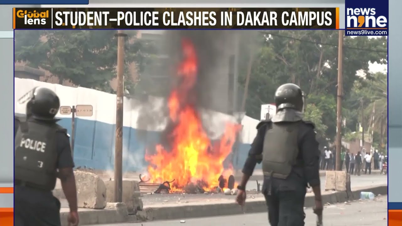 Senegal University Erupts in Clashes | Students Demand Stipends, Aid Amid Crisis | News9