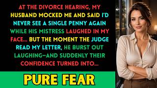 My Husband Humiliated Me in Divorce Court—Then the Judge Read My Letter and He Panicked