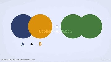 Spline boolean operation in 3ds max