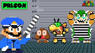 Team Bower Prisoner Escapes from Police Mario | Game Animation by G.A Mario 91,770 views 2 months ago 32 minutes