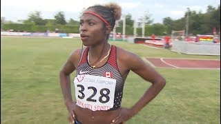 Canadas Crystal Emmanuel Blasts To National Record Womens 200M At Cork City Sports 2017
