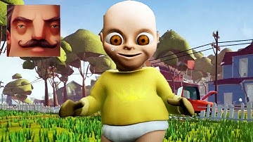 Hello Neighbor - My New Neighbor Big Baby In Yellow Act 2 Gameplay Walkthrough