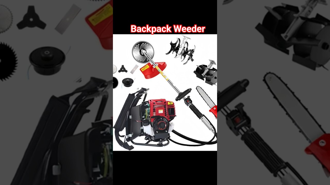 4stroke Backpack Weeder Tiller Harvester Gasoline Engine