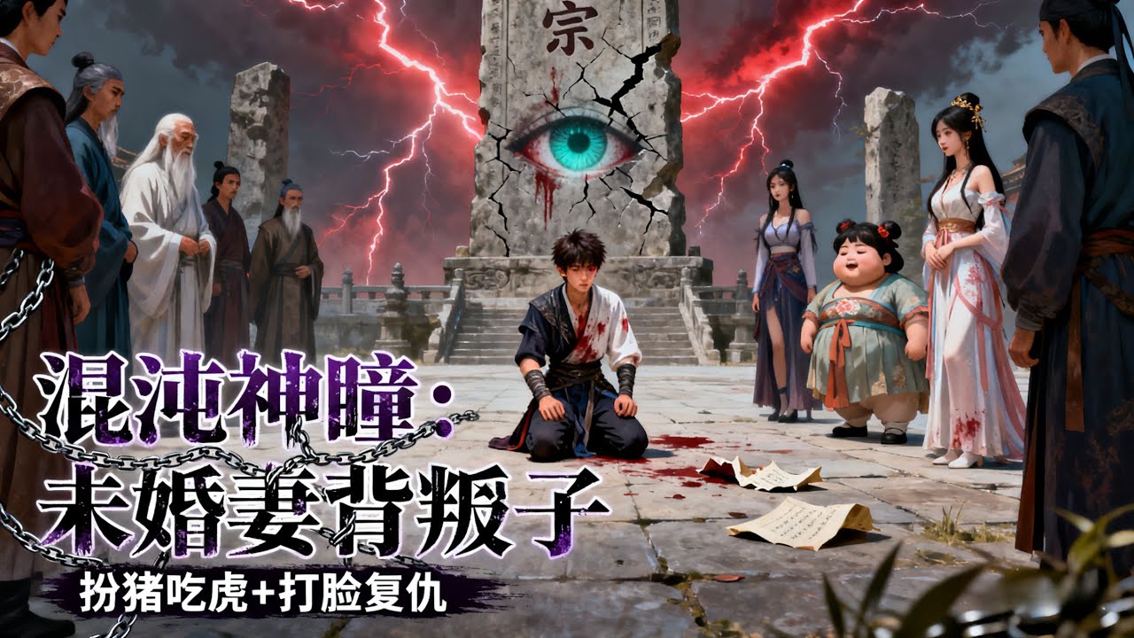 【第一集】《混沌神瞳：開局被廢，未婚妻逼我娶傻子》重生歸來，神瞳進化，仇人還在上界稱王稱霸，我先從被退婚的廢物少爺開始逆襲，傻子未婚妻竟是隱藏大佬！#漫畫解說#玄幻#爽文#小說推薦#有聲書