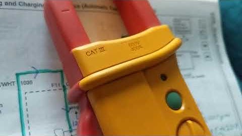 HOW TO MEASURE THE STARTER MOTOR CURRENT WITH A CLAMP BUT UNDERSTANDING THE DIAGRAM