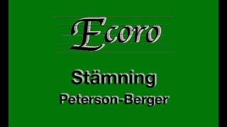 Stämning Peterson-Berger Ecoro Choir