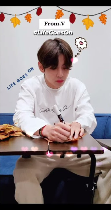V BTS in life goes on