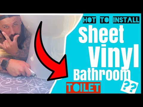 How To Lay Lino In A Small Bathroom?