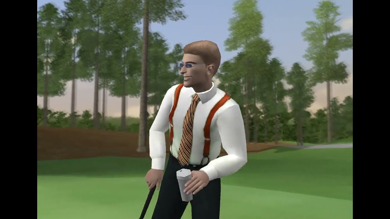 Tiger Woods PGA Tour 06 Challenge Four ball Challenge Back  9 - PS2 PlayStation 2 Game Play