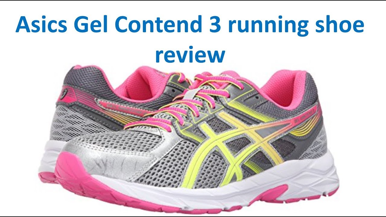 análisis regla mantener Asics Gel Contend 3 review by Top Run Shoes - YouTube