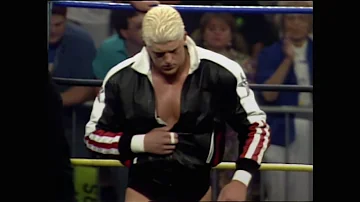 Dustin Rhodes makes his entrance with Cody Rhodes' theme song, "Kingdom" (1991)