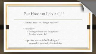 Chapter 2 Design for Usability Part 1