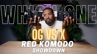 RED KOMODO vs KOMODO X showdown