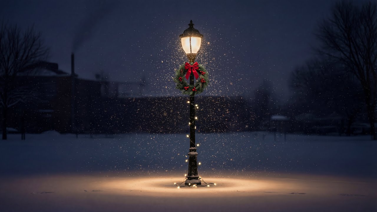 Under the Streetlamp Snow | Intimate Piano for Quiet, Late-Night Winter Thoughts