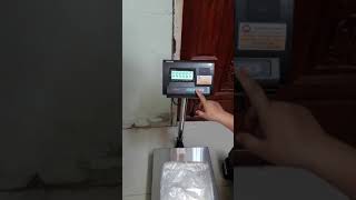 วิธีCalibrate เครื่องชั่ง A12 By เทพระวี เครื่องชั่ง