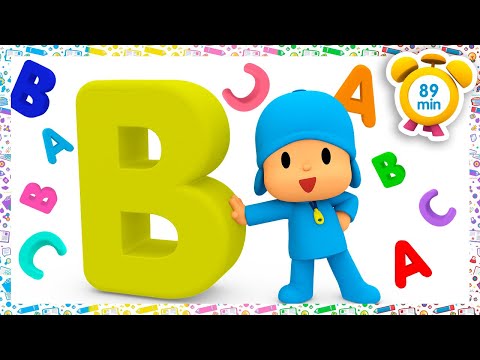 🔤 POCOYO IN ENGLISH - Learn The Alphabet With Pocoyo [89 min] Full Episodes |VIDEOS & CARTOONS