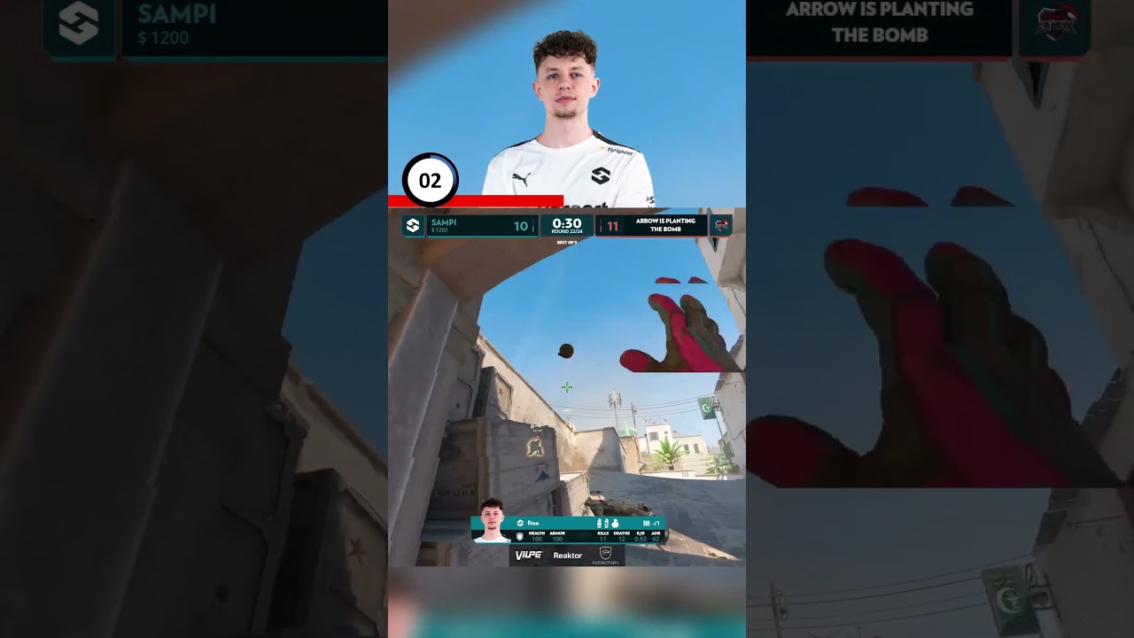 PERFECT NADE TO CLUTCH THE ROUND!! 👌