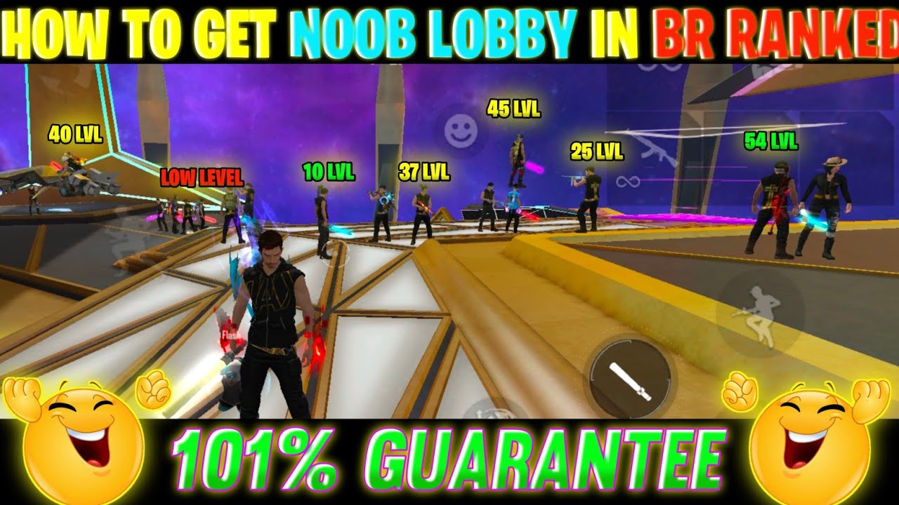 How to Get Easy Lobby || How Ato Get Noob Lobby in Br Ranked 101% ...