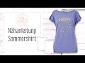 Nähanleitung lillesol Sommershirt - ein T-Shirt nähen